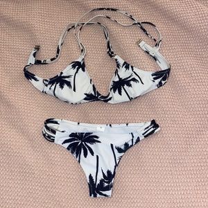 Palm Tree Bikini Set